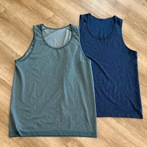 Preowned (2) Lululemon tank tops- Size M